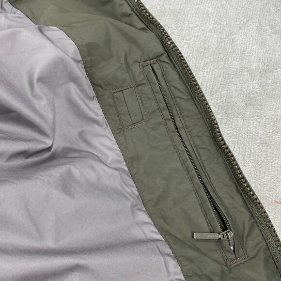 Eddie Bauer Down Puffer Vest Men XL Green Comfortable Sportsman Mock Neck Zip Up - Picture 6 of 14